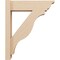 Ekena Millwork 6-in W x 20-in D x 24-in H Funston Trad Rough Cedar Woodgrain TimberThane Outlooker, Primed Tan OUTUR060X20X24FST04RCPR - alternate 6